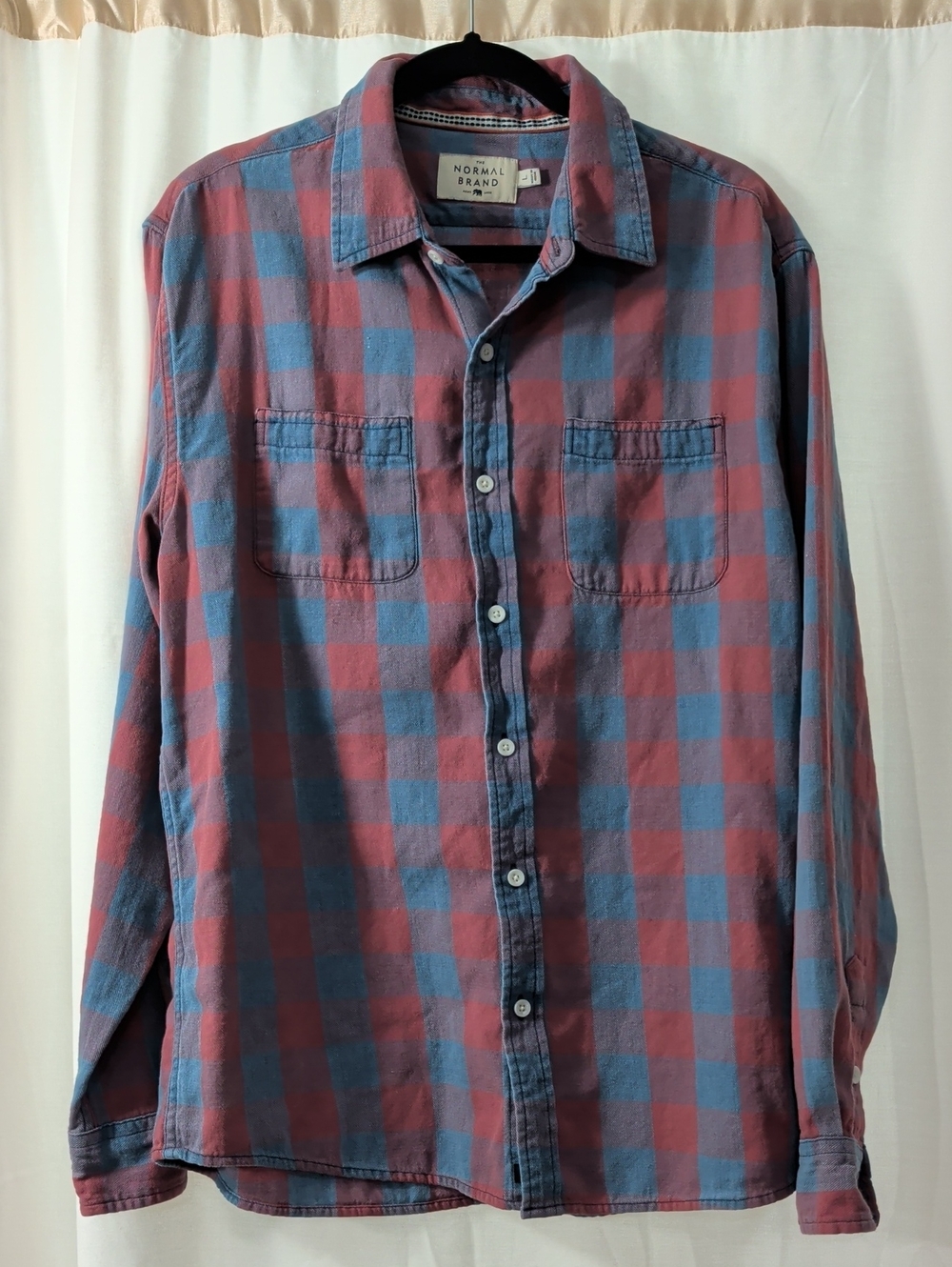 The Normal Brand Plaid Flannel Large Shirt